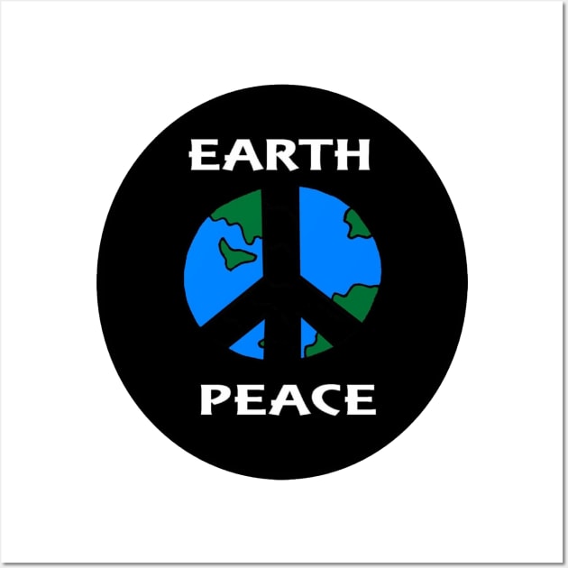 Earth Peace Wall Art by imphavok